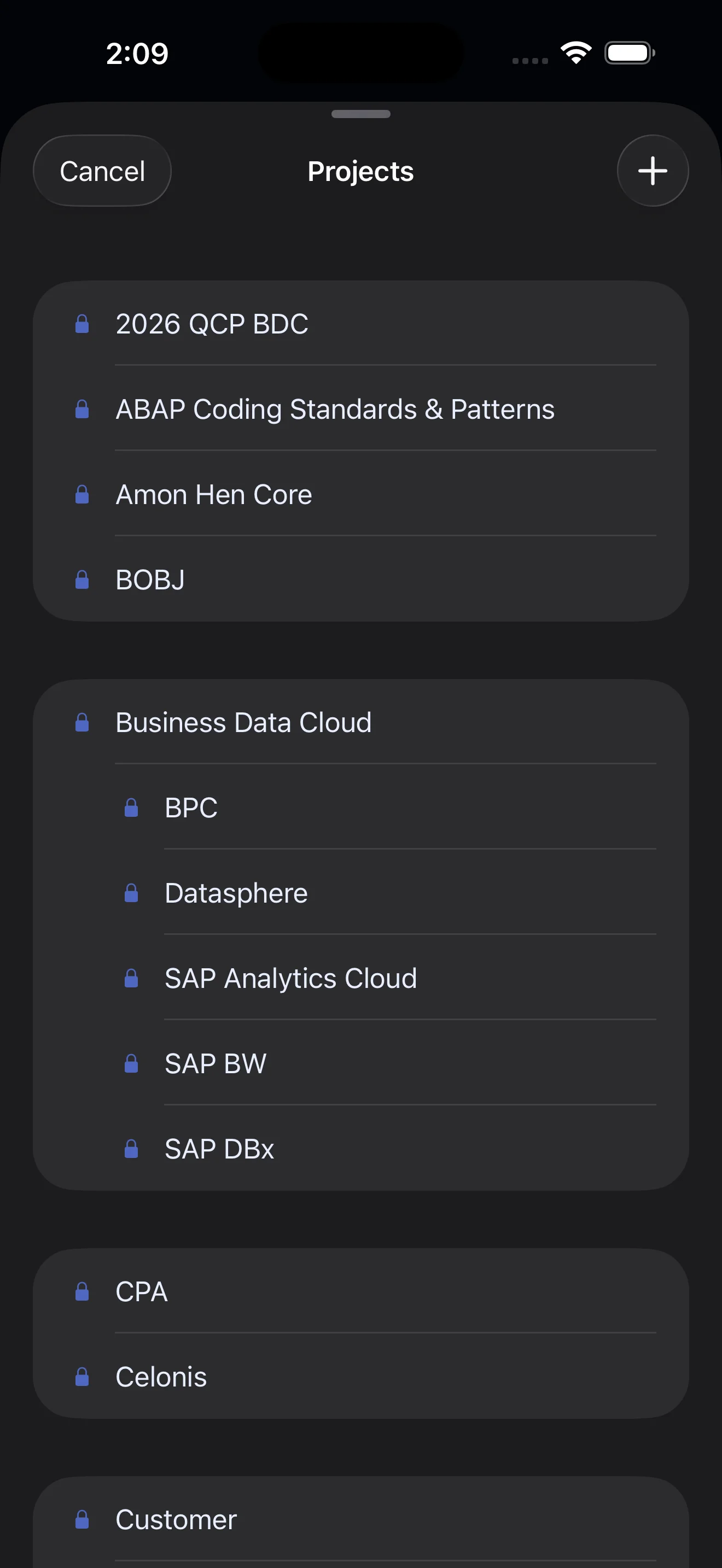 AmonHen iOS - Project Management