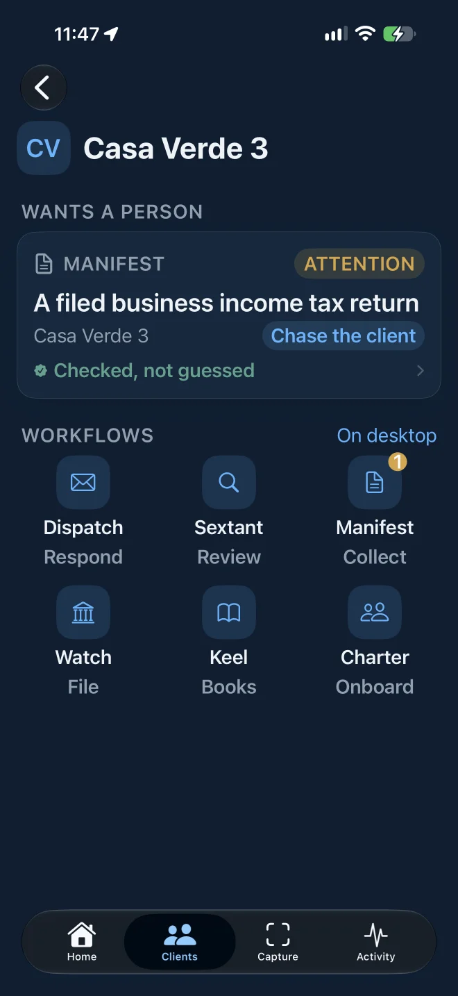 Lodestar - Client Workflows